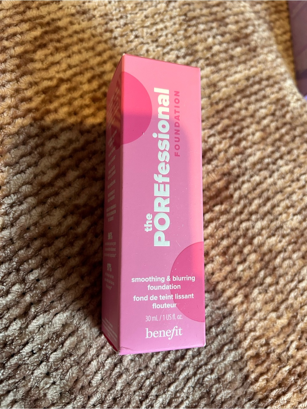 Benefit POREfessional Smoothing & Blurring Foundation - Pink Packaging